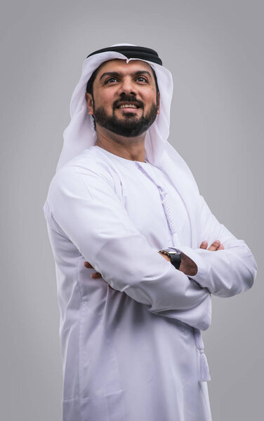 Arabic handsome man studio portraits
