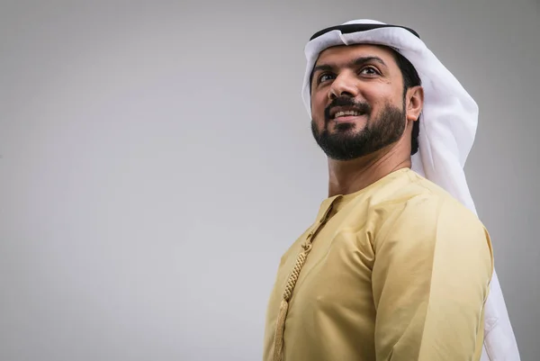 Arabic handsome man studio portraits — Stock Photo, Image