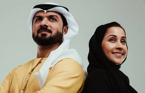 Paarporträts aus dem Nahen Osten — Stockfoto