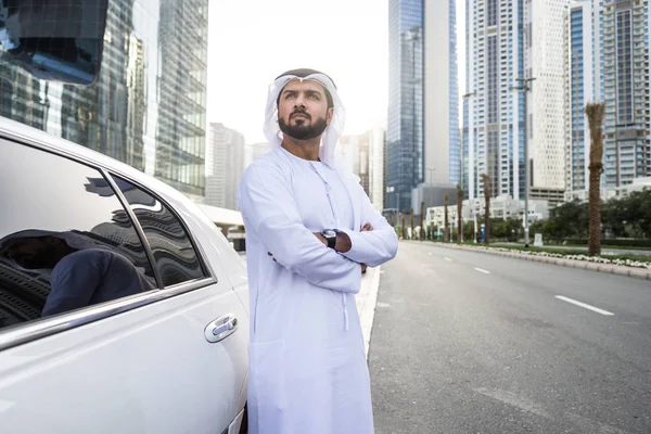 Emiraten zakenman portret — Stockfoto