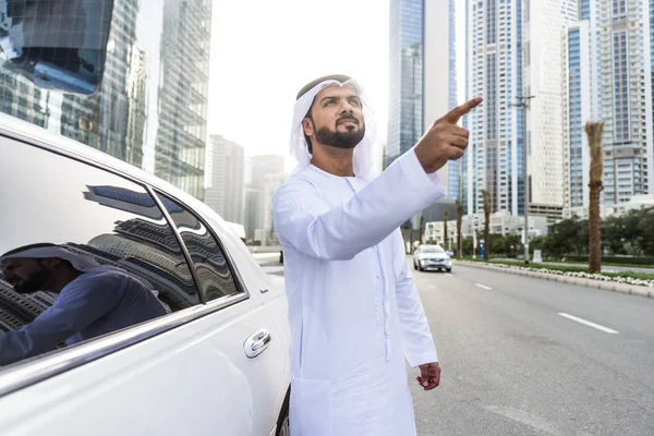 Emirati podnikatel portrét — Stock fotografie