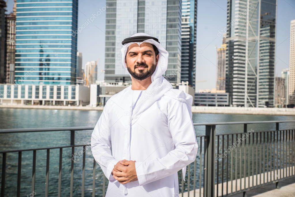 Emirati businessman portrait