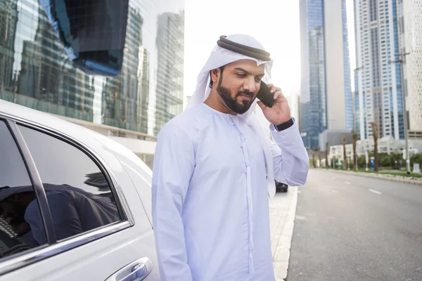Emiraten zakenman portret — Stockfoto