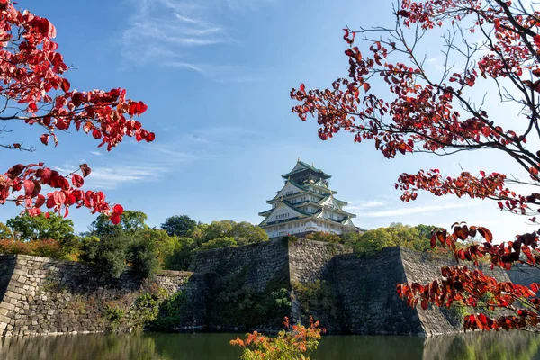 Osaka castle imperial palace in Osaka, Japan — Stock Photo, Image