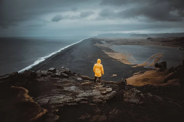 Explorer sur le circuit icelandique, voyageant à travers la discothèque de l'Islande — Photo