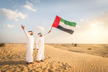 Arabic men in the desert