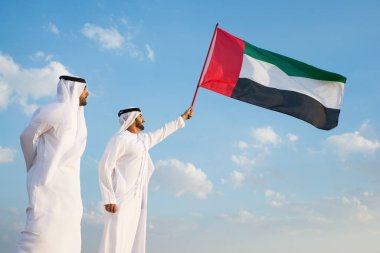 Arabic men in the desert