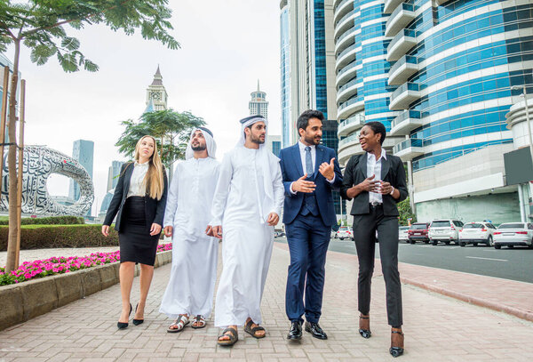 Group of businessmen in Dubai