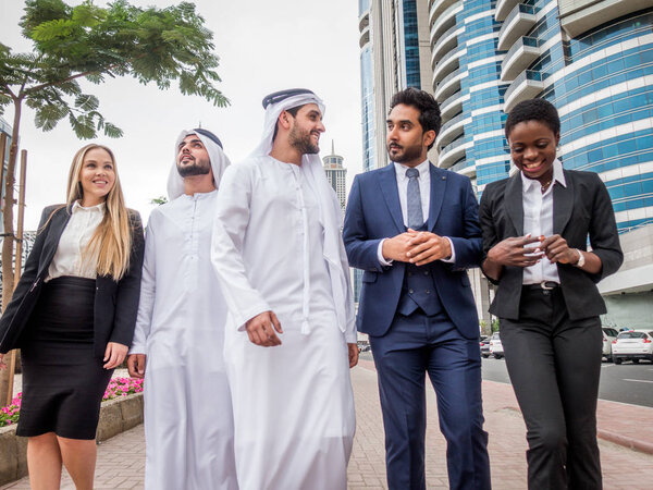 Group of businessmen in Dubai