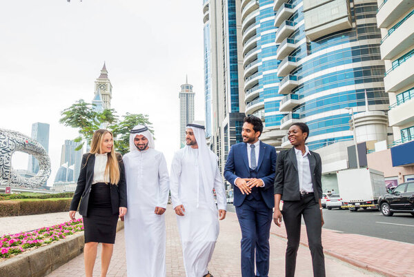 Group of businessmen in Dubai