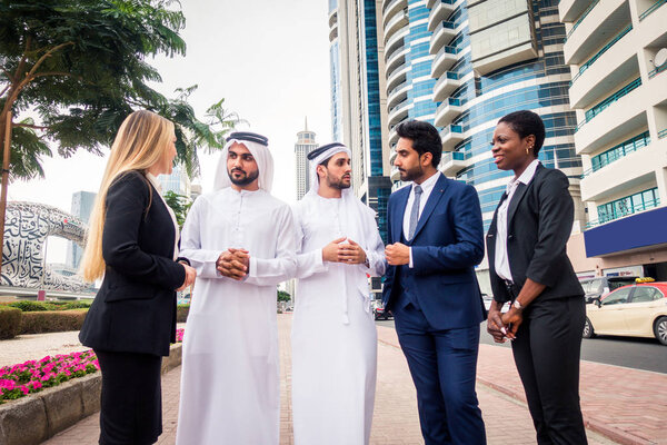 Group of businessmen in Dubai