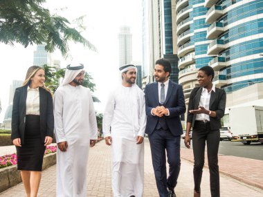 Group of businessmen in Dubai