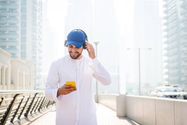 Arabic man with kandora in Dubai