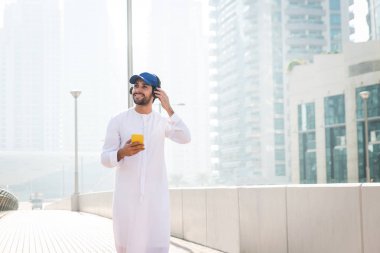 Arabic man with kandora in Dubai