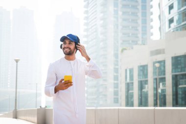 Arabic man with kandora in Dubai