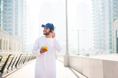 Arabic man with kandora in Dubai