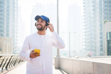 Arabic man with kandora in Dubai