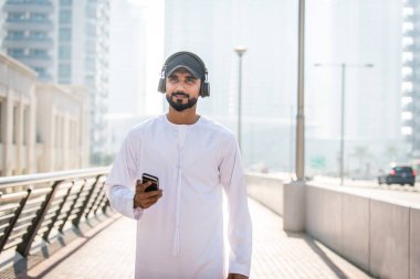 Arabic man with kandora in Dubai