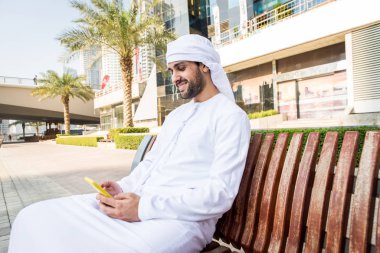 Arabic man with kandora in Dubai