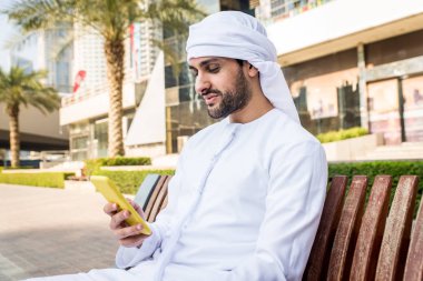 Arabic man with kandora in Dubai