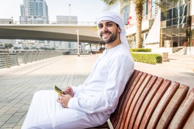 Arabic man with kandora in Dubai
