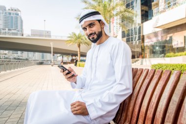 Arabic man with kandora in Dubai