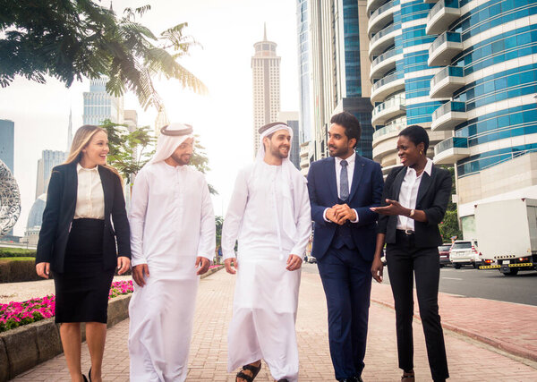 Group of businessmen in Dubai