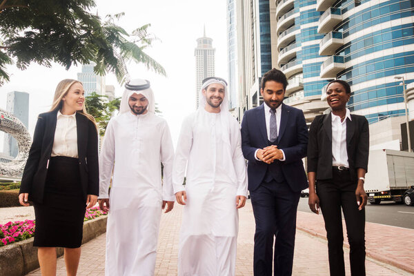 Group of businessmen in Dubai