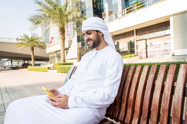 Arabic man with kandora in Dubai