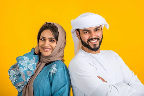 Emirates people in studio — Stock Photo, Image