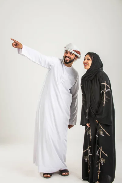 Emirates people in studio — Stock fotografie