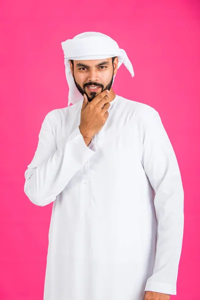 Emirates people in studio — Stockfoto