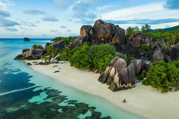 La Digue, seicheles — Fotografia de Stock