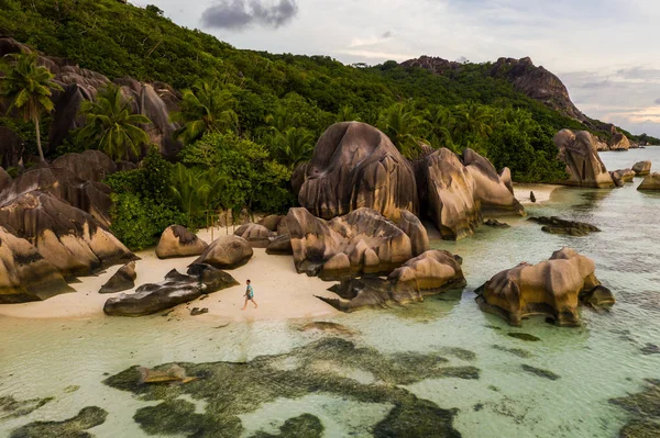 La Digue, seicheles — Fotografia de Stock