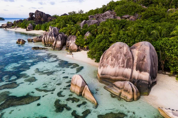 La Digue, seicheles — Fotografia de Stock