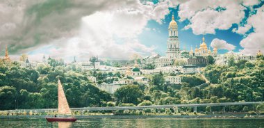 Kiev. Ukrayna. Kiev Pechersk Lavra ya da Kiev Manastırı mağaralar