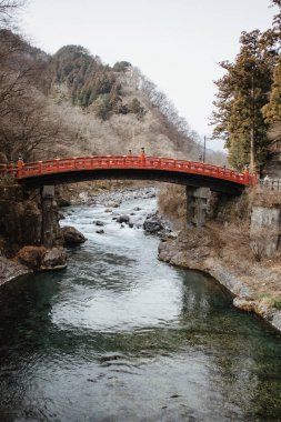 Shinkyo Köprüsü - Tochigi, Japonya - 15 Şubat 2020
