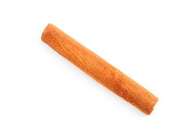 Spice cinnamon on white isolated background. Indian cuisine, ayu