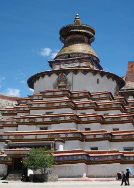 Tibet 'te Tibet stupası, Tibet, Çin