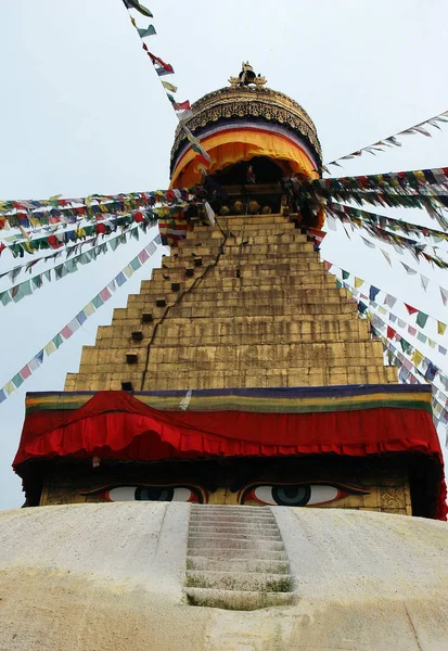 Bodnath stupa in Nepal, Katmandu — Stockfoto