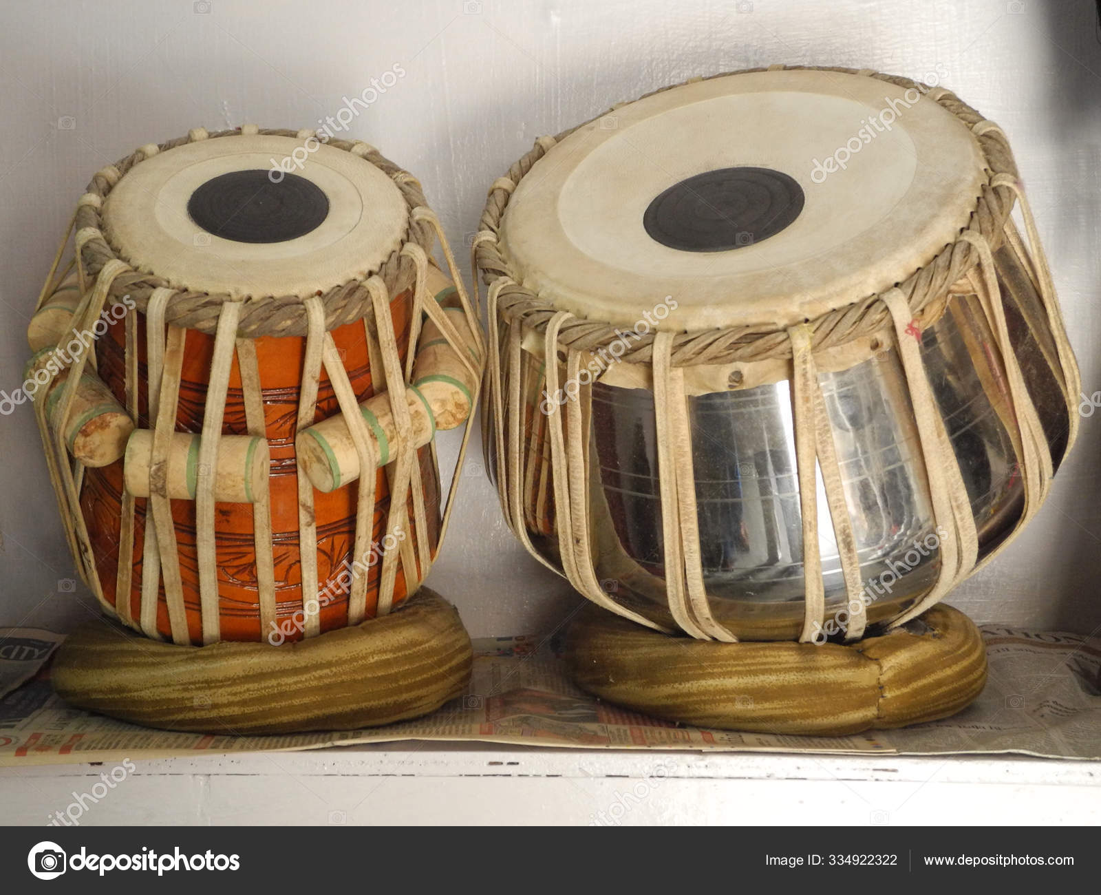 Indian Tabla drums, Mahabalipuram, Tamil nadu, India Stock Photo by ©ZahPhoto 334922322