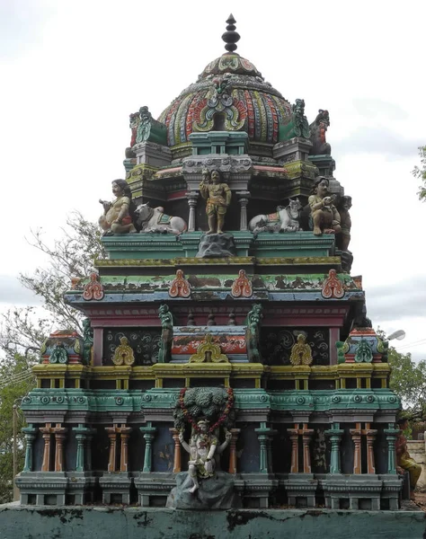 印度教寺庙，印度，泰米尔纳德邦 — 图库照片