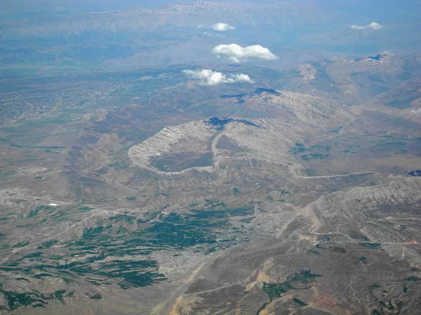 Montagne aeree vista paesaggio Medio Oriente — Foto Stock