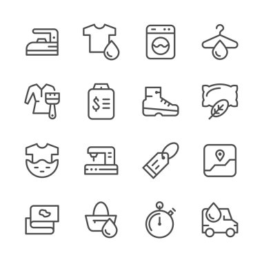 Çamaşırhanenin satır simgelerini ayarla