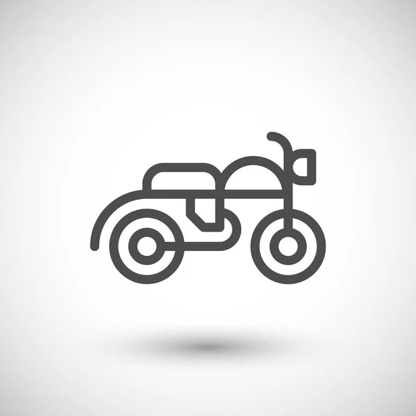 Icono de línea de motocicleta — Archivo Imágenes Vectoriales