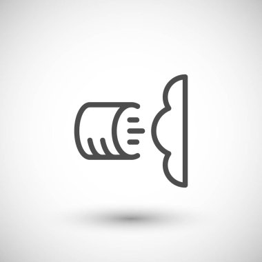 Köpük yalıtım satırı simgesi