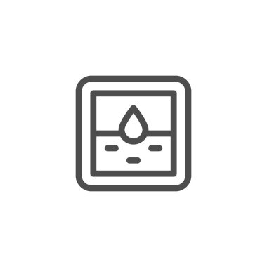 Su filtre satırı simgesi