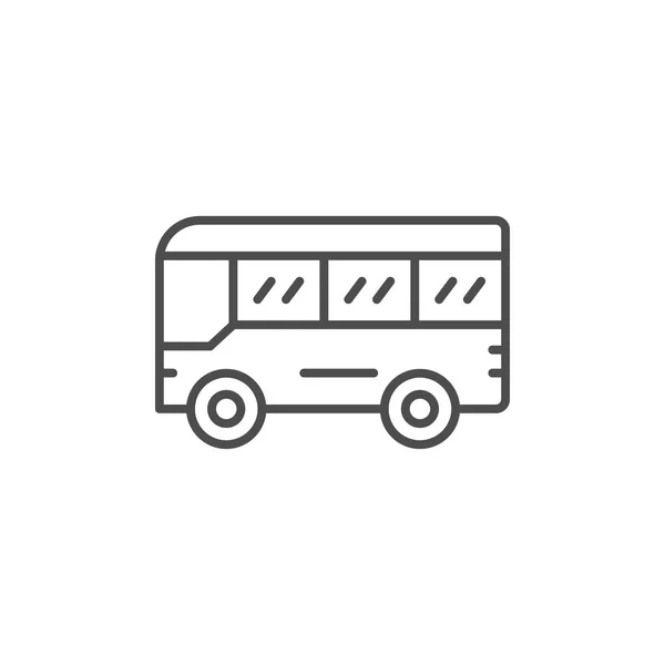 Bus line icon — Stock Vector