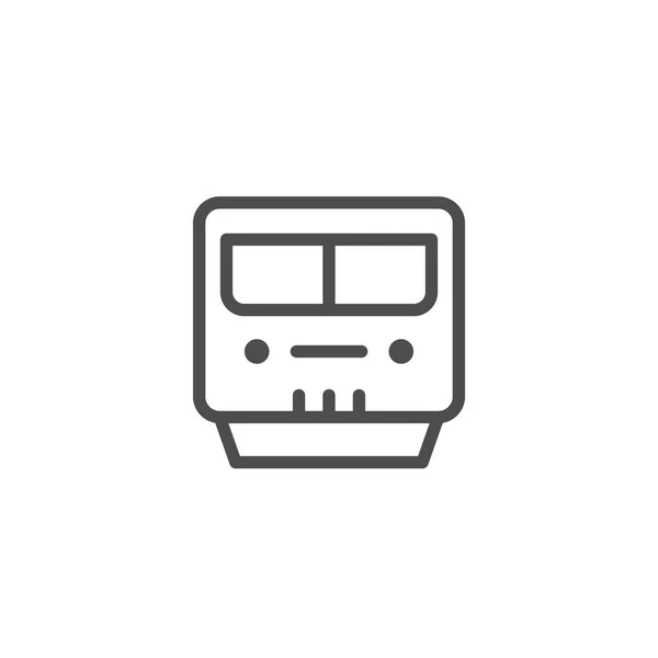 Train line icon — Stock Vector