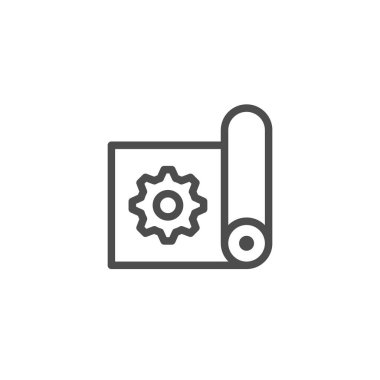 Teknik planı satırı simgesi